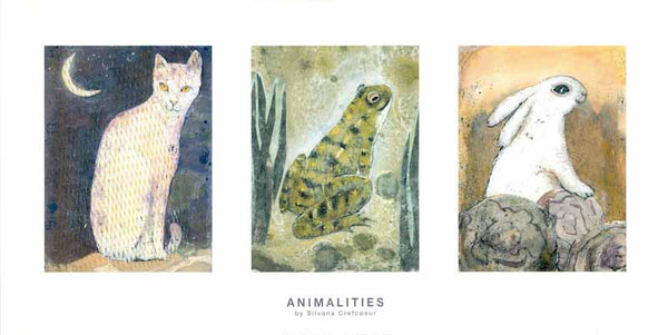 Animalities II by Silvana Crefcoeur - 12 X 24 Inches (Art Print)