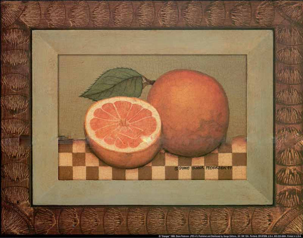 Oranges, 1998 by Diane Pedersen - 11 X 14 Inches (Art Print)