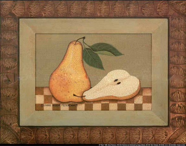 Pears, 1998 by Diane Pedersen - 11 X 14 Inches (Art Print)