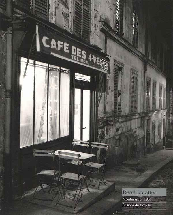 Montmartre , 1950 by René-Jacques - 10 X 12 Inches (Art Print)