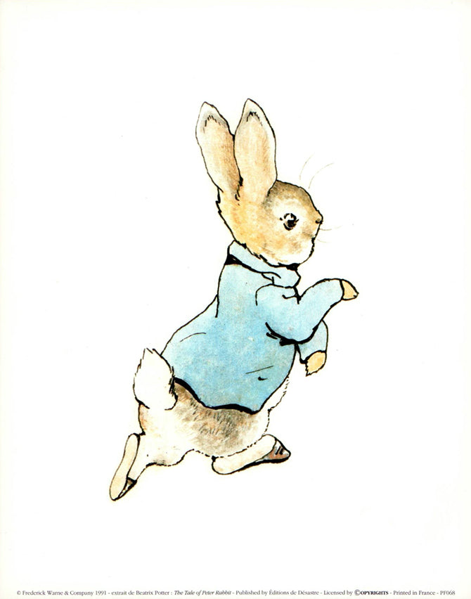 The Tale of Peter Rabbit by Beatrix Potter - 10 X 12 Inches (Art Print)