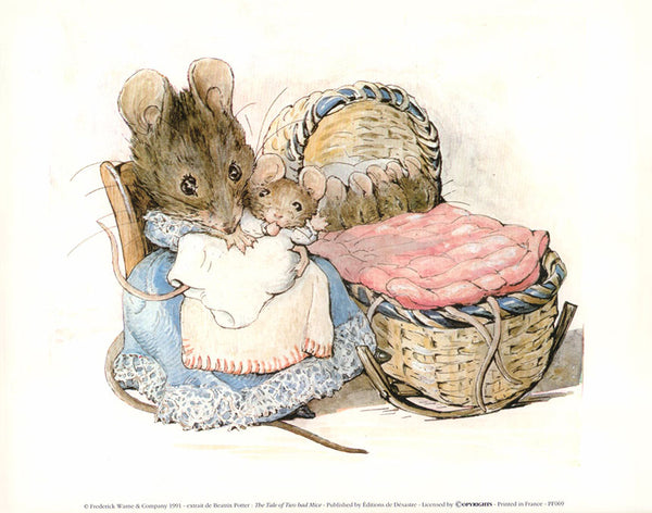 The Tale of Two bad Mice by Frederick Warne - 10 X 12 Inches (Art Print)