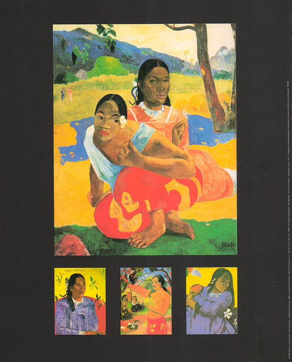 Nafea Faa Ipoipo , 1892 by Paul Gauguin - 10 X 12 Inches (Art Print)