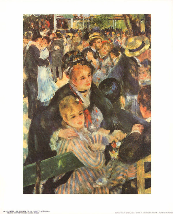 Le moulin de la galette by Pierre Auguste Renoir - 10 X 12 Inches (Art Print)
