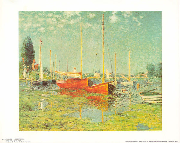 Argenteuil by Monet  - 10 X 12 Inches (Art Print)