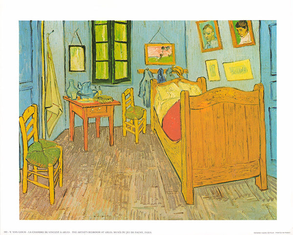 The artist's bedroom at Arles by Vincent Van Gogh - 10 X 12 Inches (Art Print)