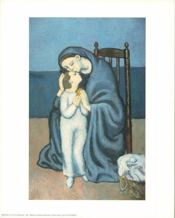 Maternity, 1901 by Pablo Picasso - 10 X 12 Inches (Art Print)