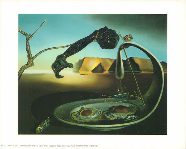 The Sublime Moment, 1938 by Salvador Dali - 10 X 12 Inches (Art Print)