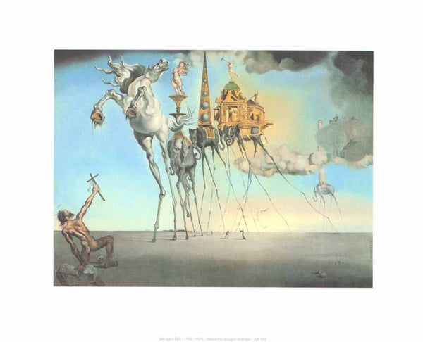 The Temptation of Saint-Anthony, 1946 by Salvador Dali - 10 X 12 Inches (Art Print)
