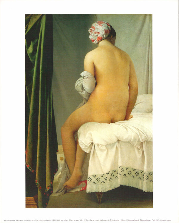 The Valpinçon Bather, 1808 by Ingres - 10 X 12 Inches (Art Print)