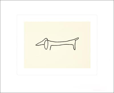 パブロピカソ TheDog The Dog, 1907 by Pablo Picasso - 20 X 24 Inches (Silkscreen