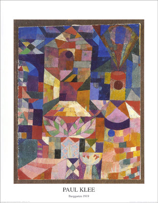 Burggaten, 1919 by Paul Klee - 28 X 36 Inches (Art Print)