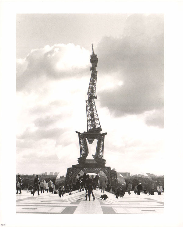 La Tour Eiffel by Pol Bury  - 10 X 12 Inches (Art Print)