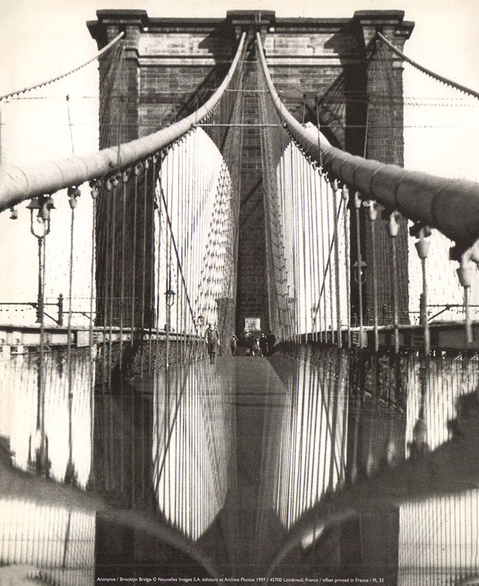 Brooklyn Bridge - 10 X 12 Inches (Art Print)