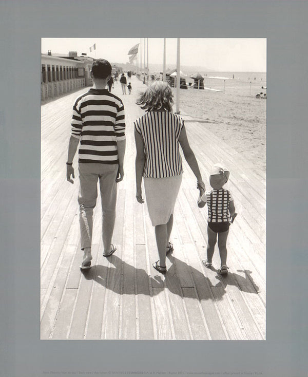 Back view by René Maltète - 10 X 12 Inches (Offset Lithograph)