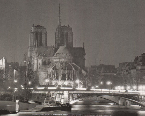Paris, Notre Dame by Francis Campiglia - 10 X 12 Inches (Art Print)