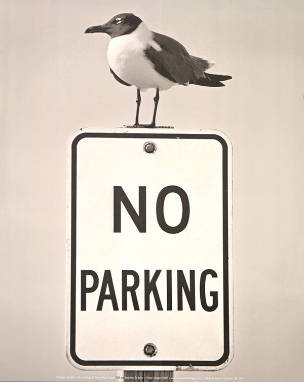 No parking by Stephen St John - 10 X 12 Inches (Art Print)