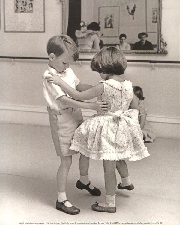Two little dancers by John Drysdale - 10 X 12 Inches (Art Print)