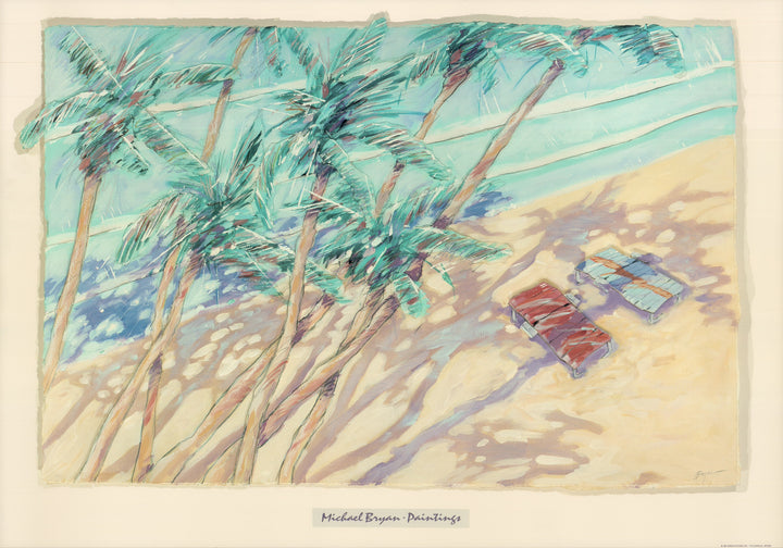 Beach by Michael Bryan - 24 X 34 Inches (Art Print)