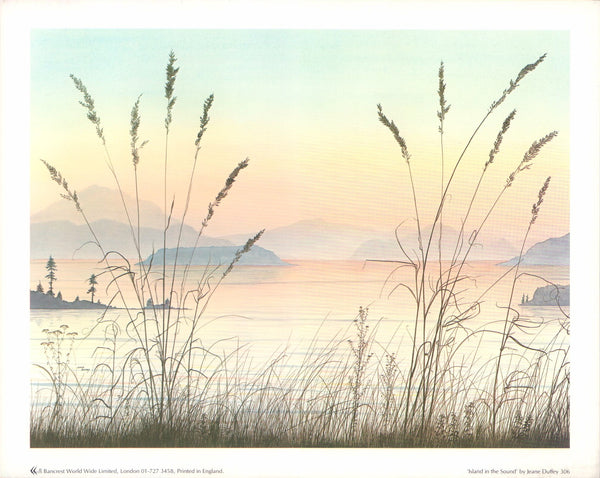 Island in the Sound by Jeane Duffey - 10 X 12 Inches (Art Print)