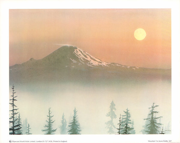 Mountain by Jeane Duffey - 10 X 12 Inches (Art Print)
