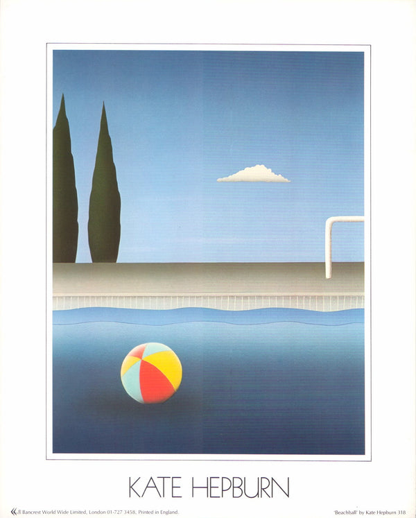 Beachball by Kate Hepburn - 10 X 12 Inches (Art Print)