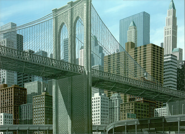 From East River by Eric Peyret - 20 X 28 Inches (Art Print)
