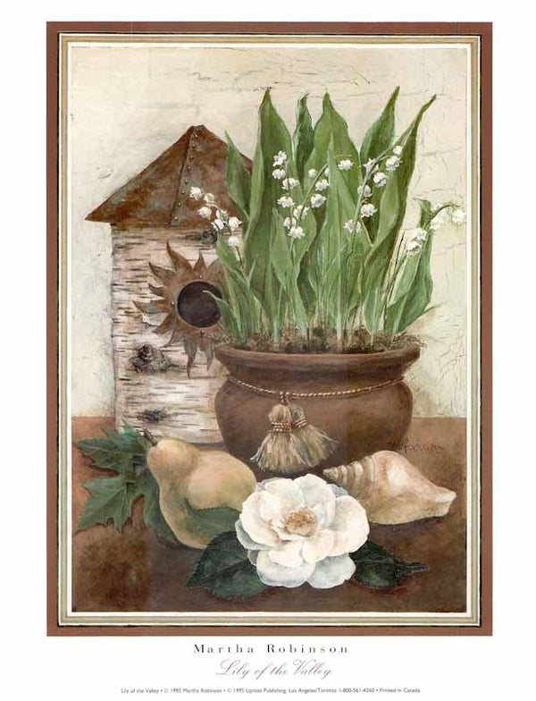 Lily of the Valley by Martha Robinson - 11 X 14 Inches (Art Print)
