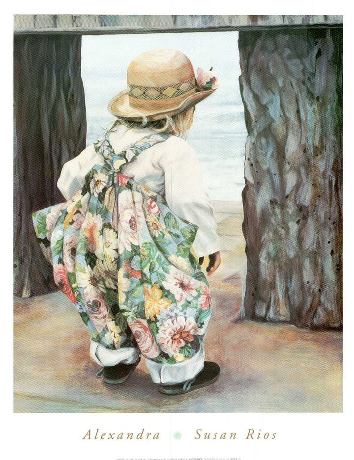 Susan Rio Lithograph Alexandra by Susan Rios - 22 X 28 Inches (Offset Lithograph ...