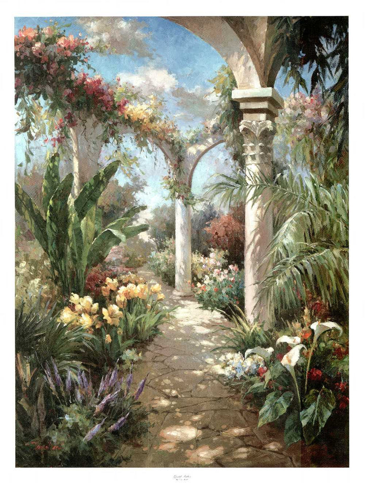 Quiet Arbor by James Reed - 20 X 26 Inches (Art Print)