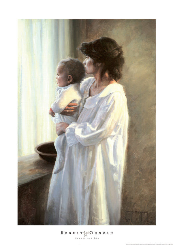 Mother And Son, 1987 by Robert Duncan - 24 X 34 Inches (Art Print)