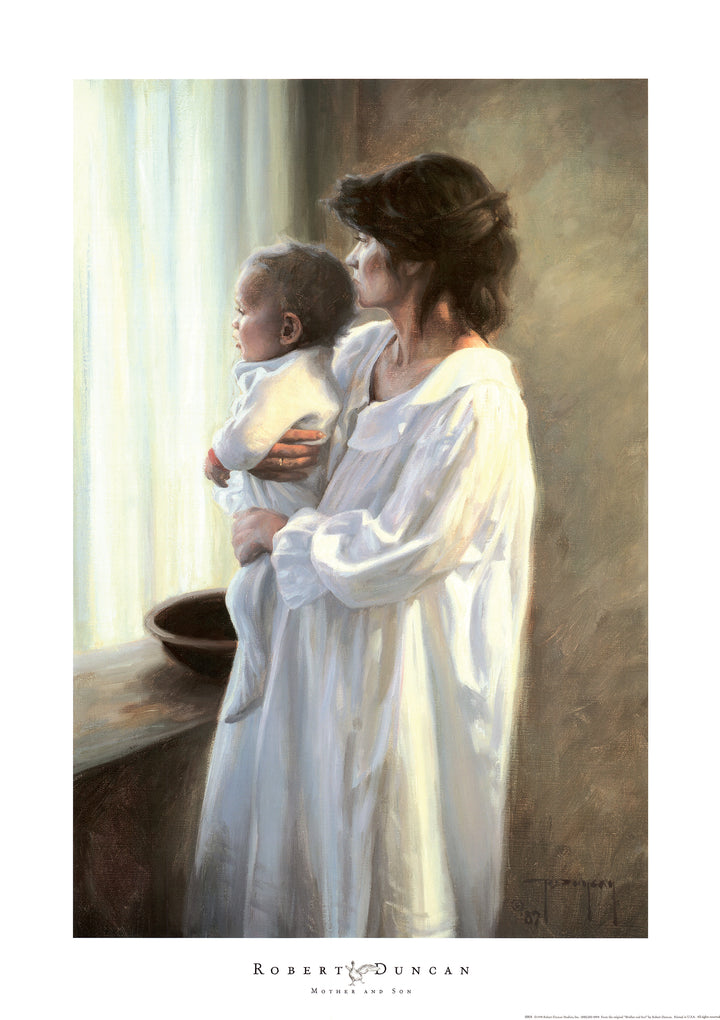 Mother And Son, 1987 by Robert Duncan - 24 X 34 Inches (Art Print)