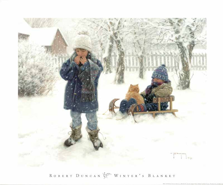 Winter Blanket , 1991 by Robert Duncan - 20 X 24 Inches (Art Print)