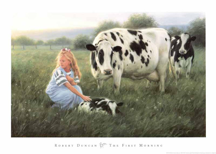 The First Morning by Robert Duncan - 20 X 28 Inches (Art Print)
