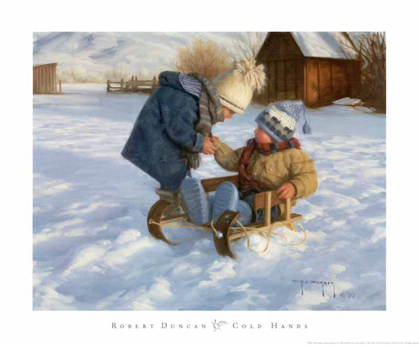 Cold Hands by Robert Duncan - 20 X 24 Inches (Art Print)