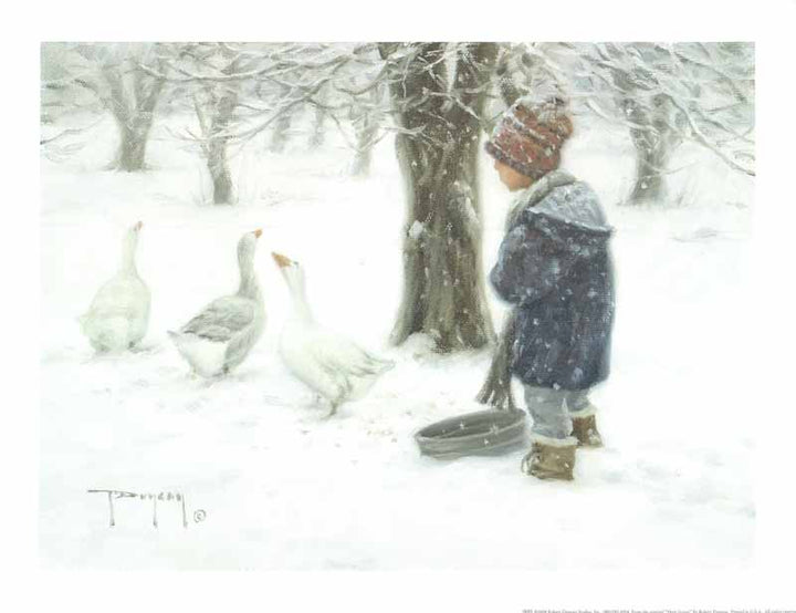 Here Goose by Robert Duncan - 14 X 18 Inches (Art Print)