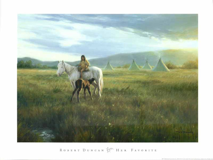 Her Favorite by Robert Duncan - 20 X 26 Inches (Art Print)