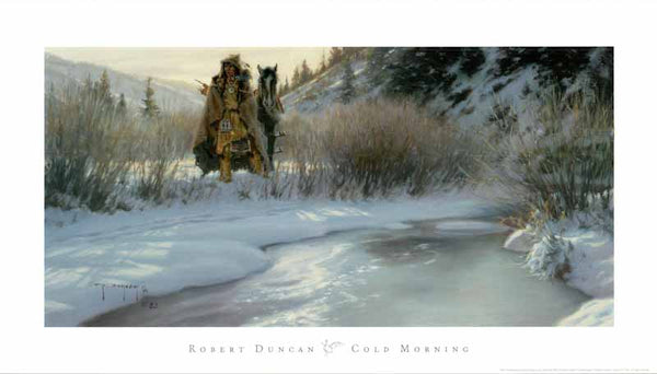 Cold Morning by Robert Duncan - 16 X 28 Inches (Art Print)