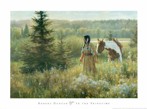 In The Springtime by Robert Duncan - 20 X 27 Inches (Art Print)