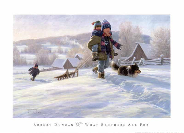 What Brothers Are For by Robert Duncan - 18 X 25 Inches (Art Print)