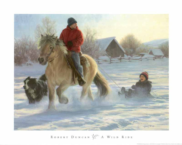 A Wild Ride by Robert Duncan - 20 X 25 Inches (Art Print)