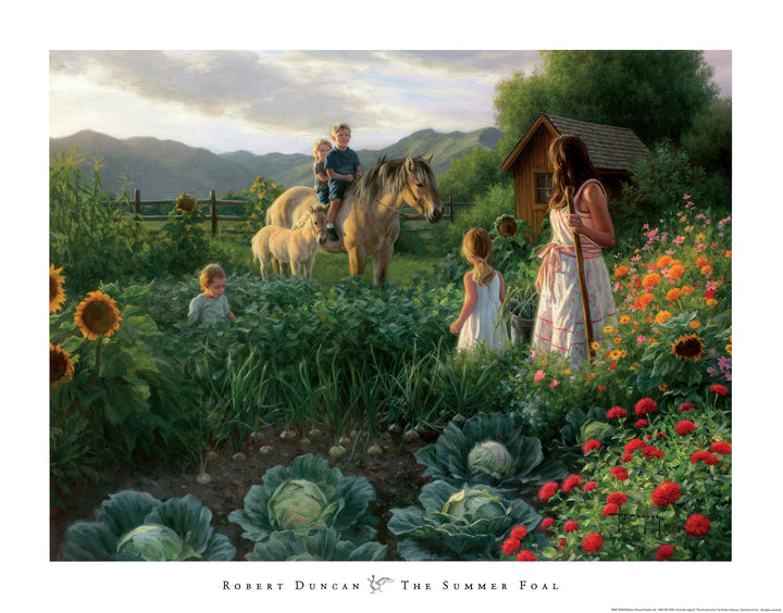 The Summer Foal, 2008 by Robert Duncan - 24 X 30 Inches (Art Print)