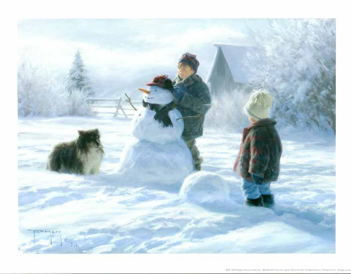 Winter Friends, 1993 by Robert Duncan - 14 X 18 Inches (Art Print)