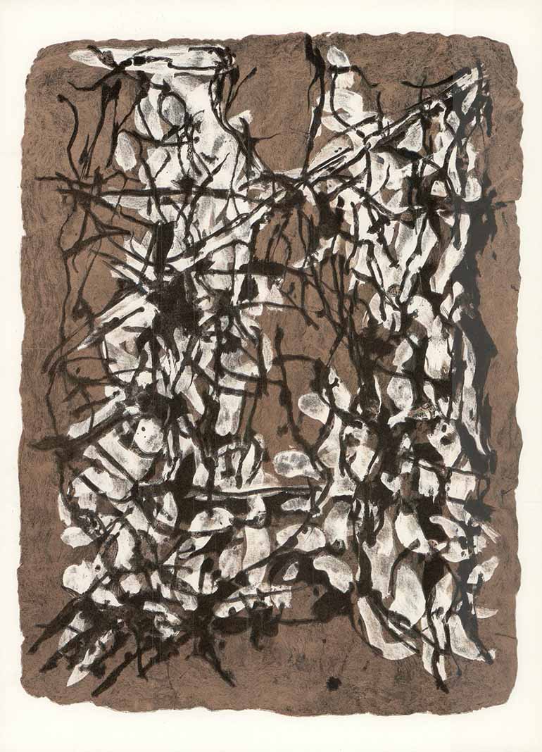 J Ripoll Untitled, 1966 by Jean-Paul Riopelle - 11 X 15