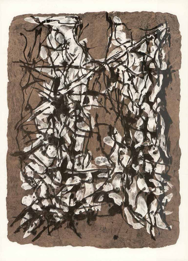 Untitled, 1966 by Jean-Paul Riopelle - 11 X 15" (Lithograph from "Derriere le Miroir" series)