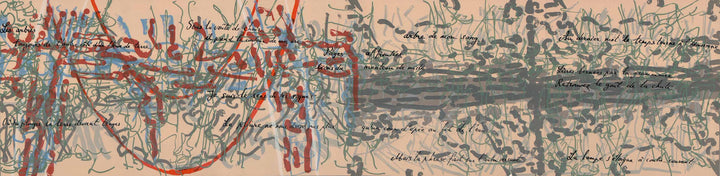 Untitled by Jean-Paul Riopelle - 11 X 44 Inches  (Lithograph from "Derriere le Miroir" series)