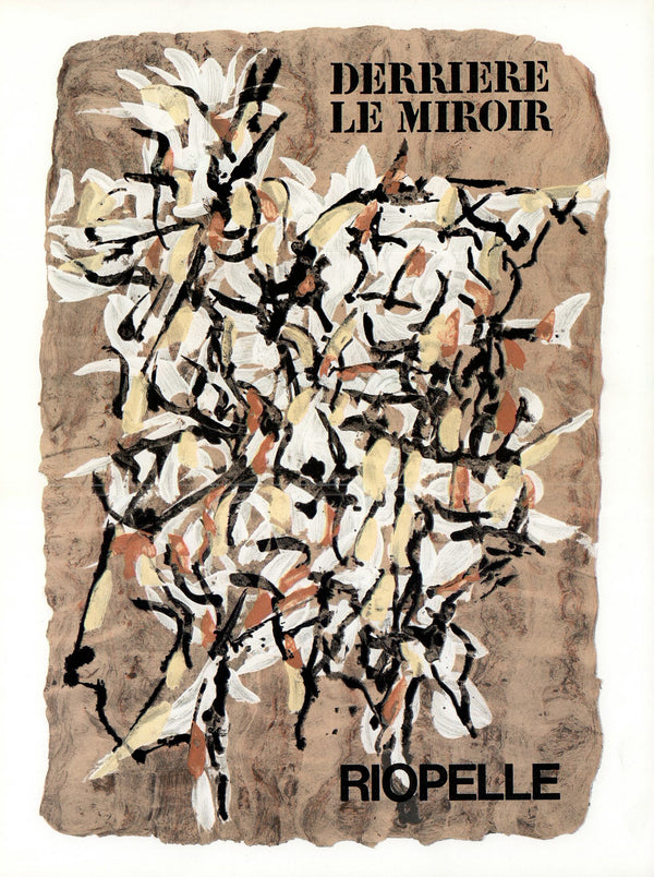 DLM No. 160 Cover by Jean-Paul Riopelle - 11 X 15 Inches (Lithograph from "Derriere le Miroir" series)