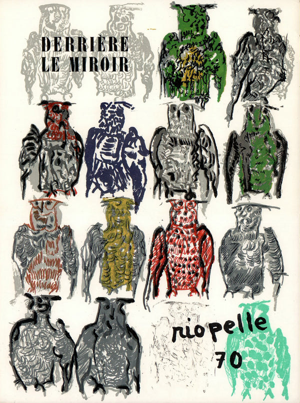 DLM No. 185, April, 1970 Cover by Jean-Paul Riopelle - 11 X 15 Inches (Lithograph from "Derriere le Miroir" series)