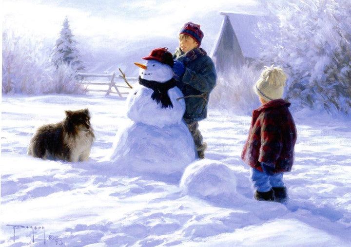 Winter Friends by Robert Duncan - 5 X 7 Inches (Greeting Card)