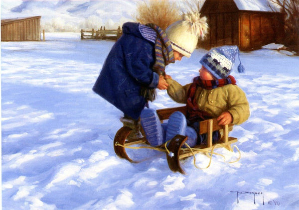 Cold Hands, 1990 by Robert Duncan - 5 X 7 Inches (Greeting Card)